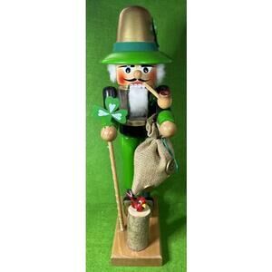 15" Steinbach Nutcracker ~ ST PATRICK ~ Irish  Good Luck S686